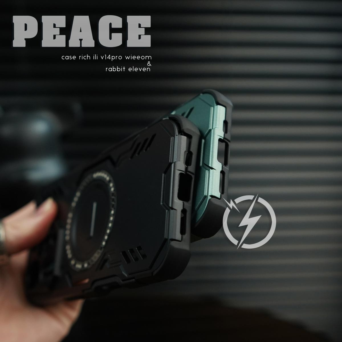 Mech Protective Magnetic Case Cover for iPhone