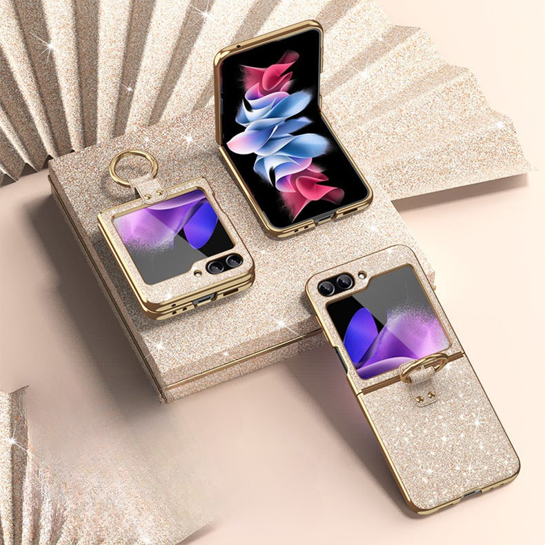 Full Coverage Glitter Case Cover for Samsung Flip Series