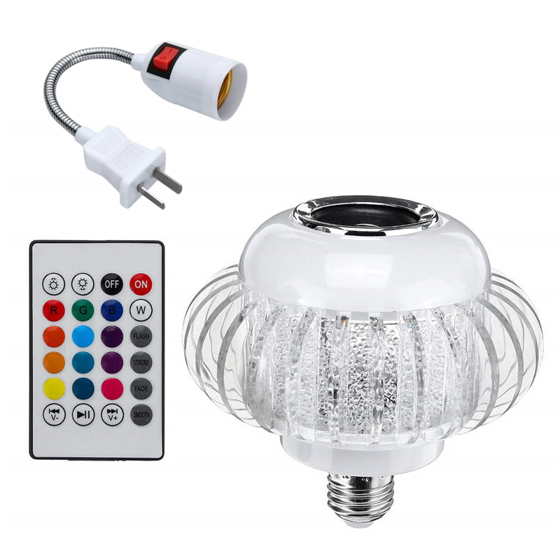 LED RGB Bulb Bluetooth Speaker with Remote Control