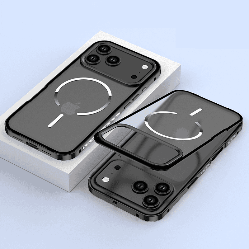Metal Frame Snap-On Case Cover for iPhone
