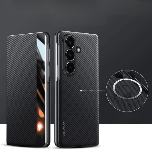 Carbon Fibre Textured Case Cover for Samsung Fold Series - Buy 2: FREE SHIPPING🛫 & 40% OFF 2nd🔥