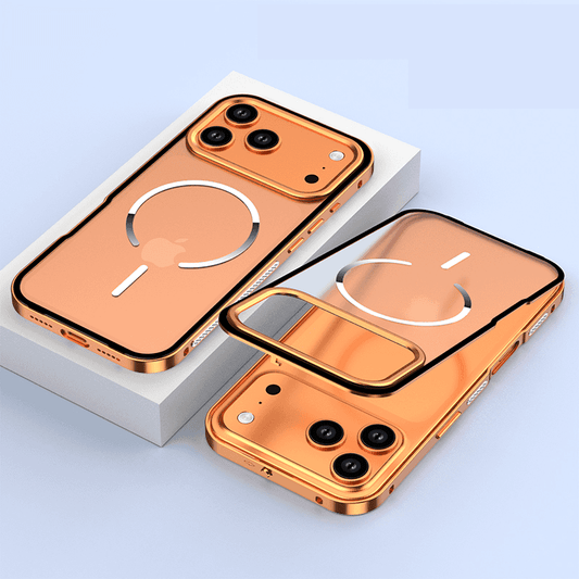 Metal Frame Snap-On Case Cover for iPhone