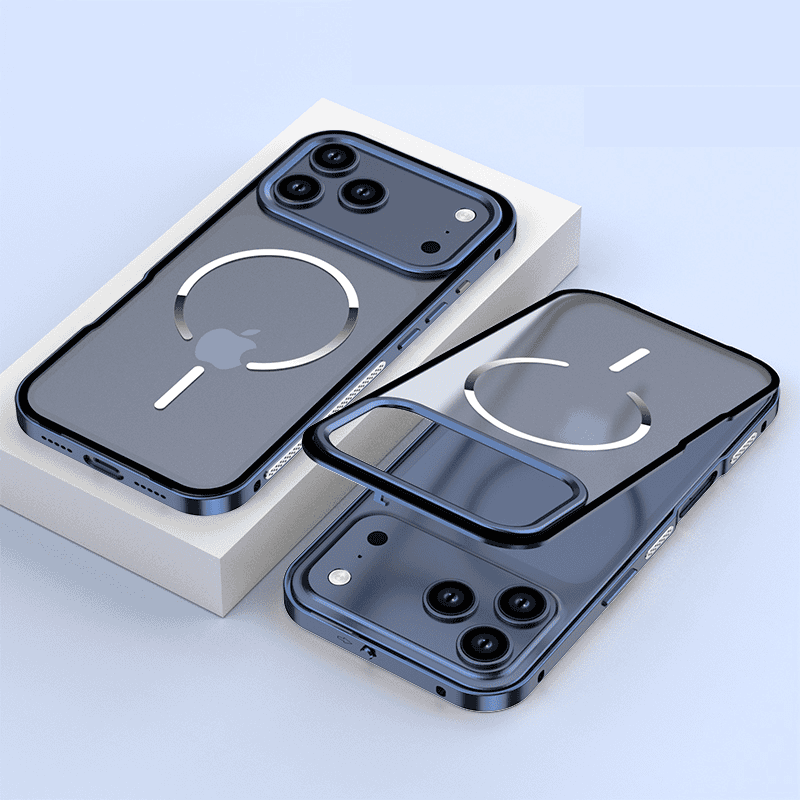 Metal Frame Snap-On Case Cover for iPhone