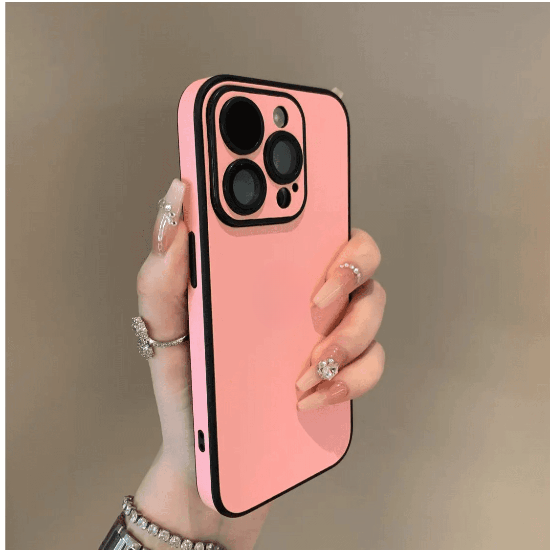 Leather Lens Protective Frame Case Cover for iPhone——🔥Second Item at 40% Off