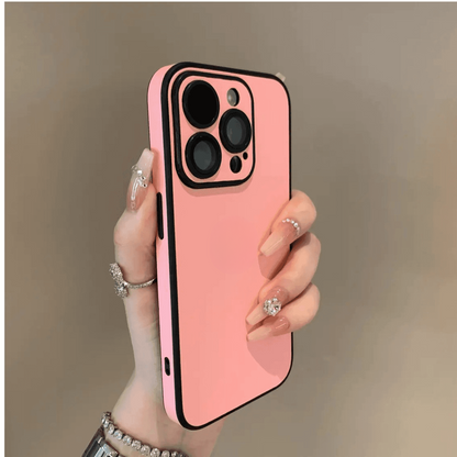Leather Lens Protective Frame Case Cover for iPhone——🔥Second Item at 40% Off