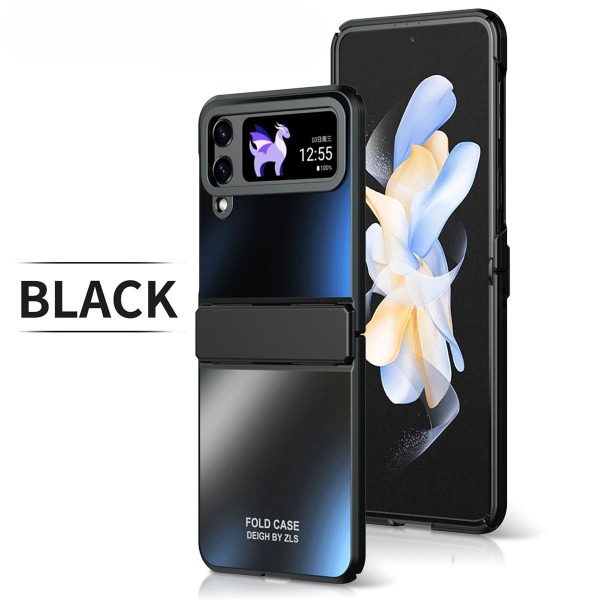 One-piece Metal All-around Protective Case Cover for Samsung Flip Series