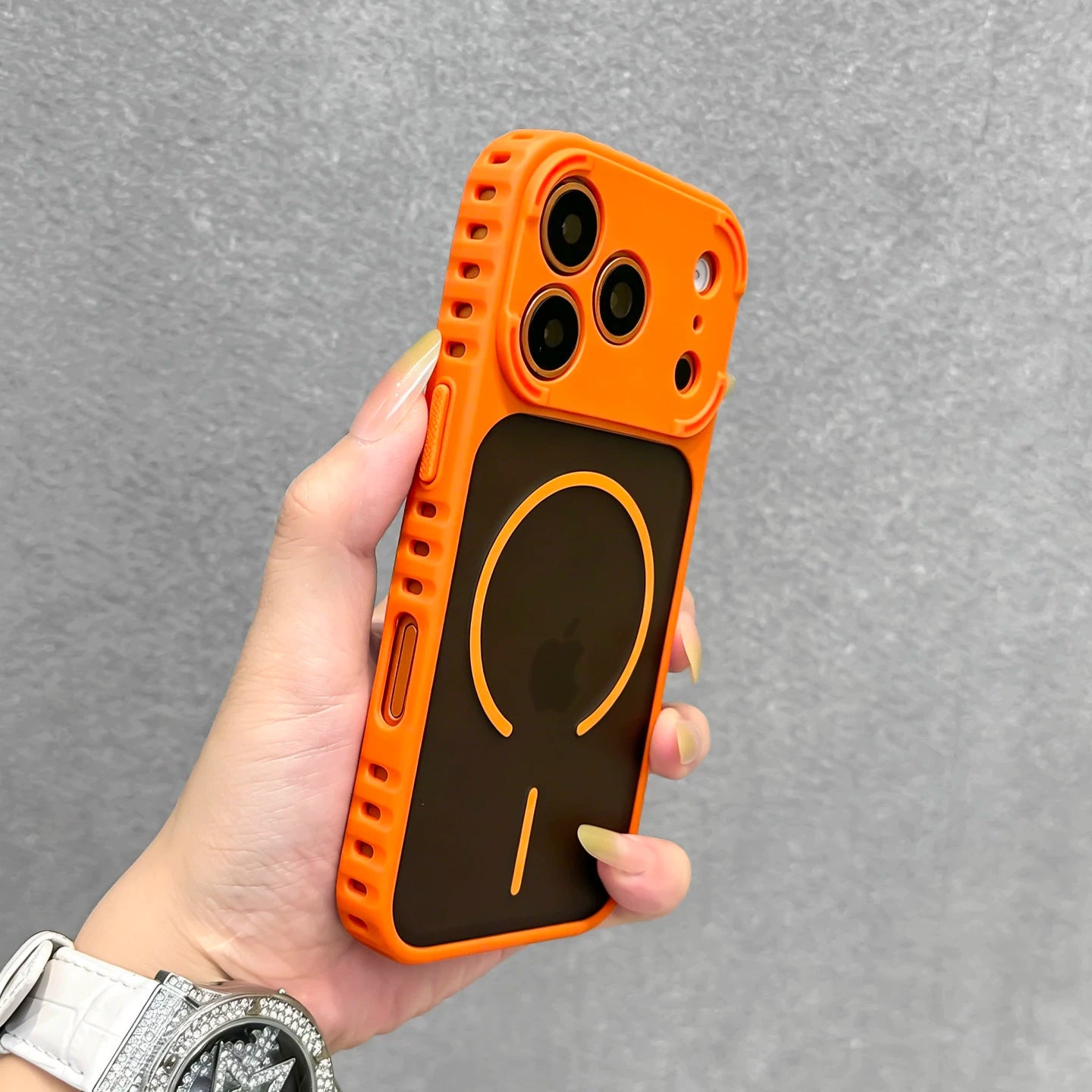 Magnetic Compatible Ventilated Case Cover for iPhone
