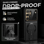 Multifunctional Magnetic Case with Invisible Stand & Camera Protection for Samsung S Series