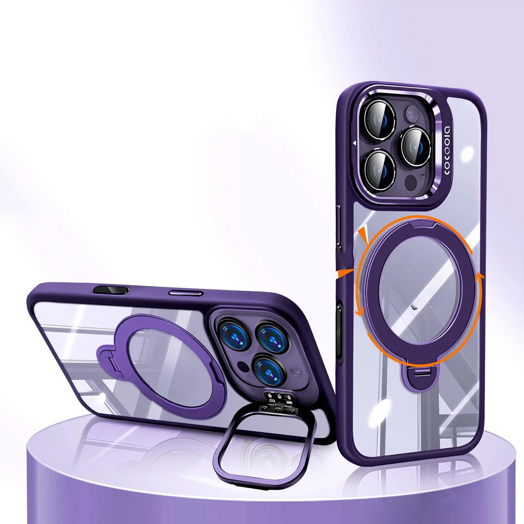 Metal Lens Holder Case Cover for iPhone