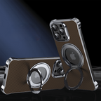 Skeleton Back Rotating Folding Stand Case Cover for iPhone