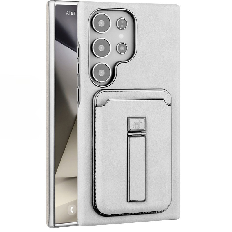 Leather Magnetic Card Case Holder Case Cover for Samsung S Series