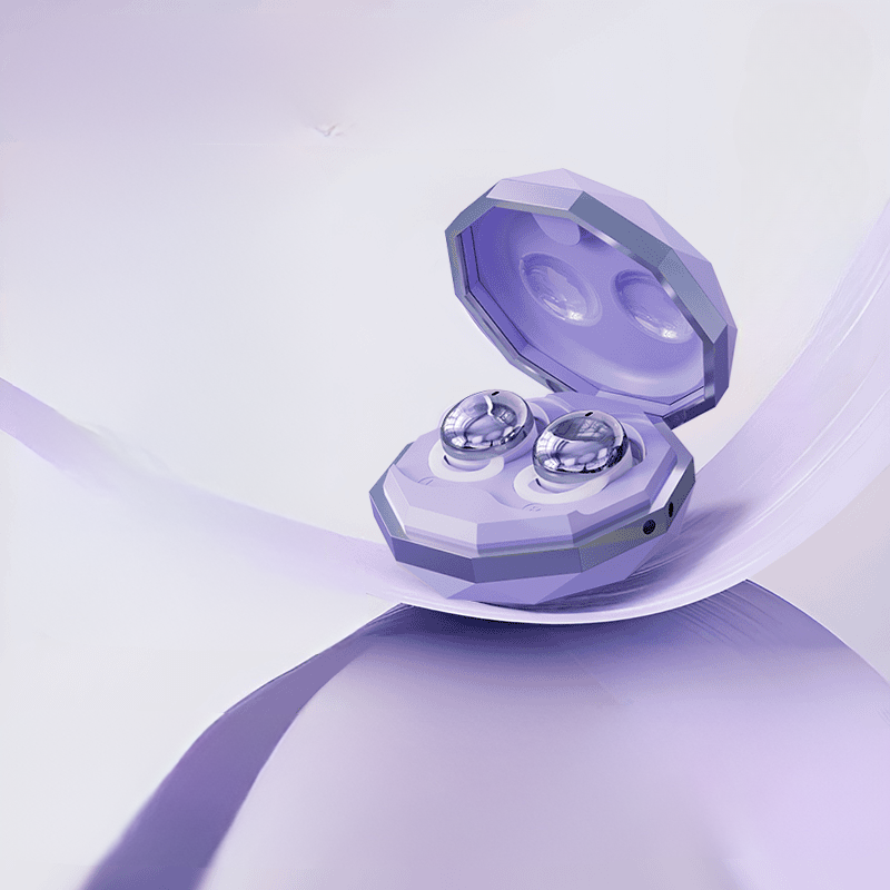 Crystal Makeup Tray Bluetooth Earbuds