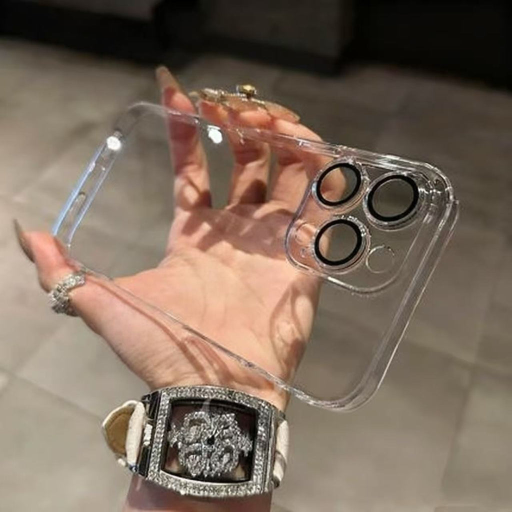 Translucent PC Anti-oxidation Case Cover for iPhone