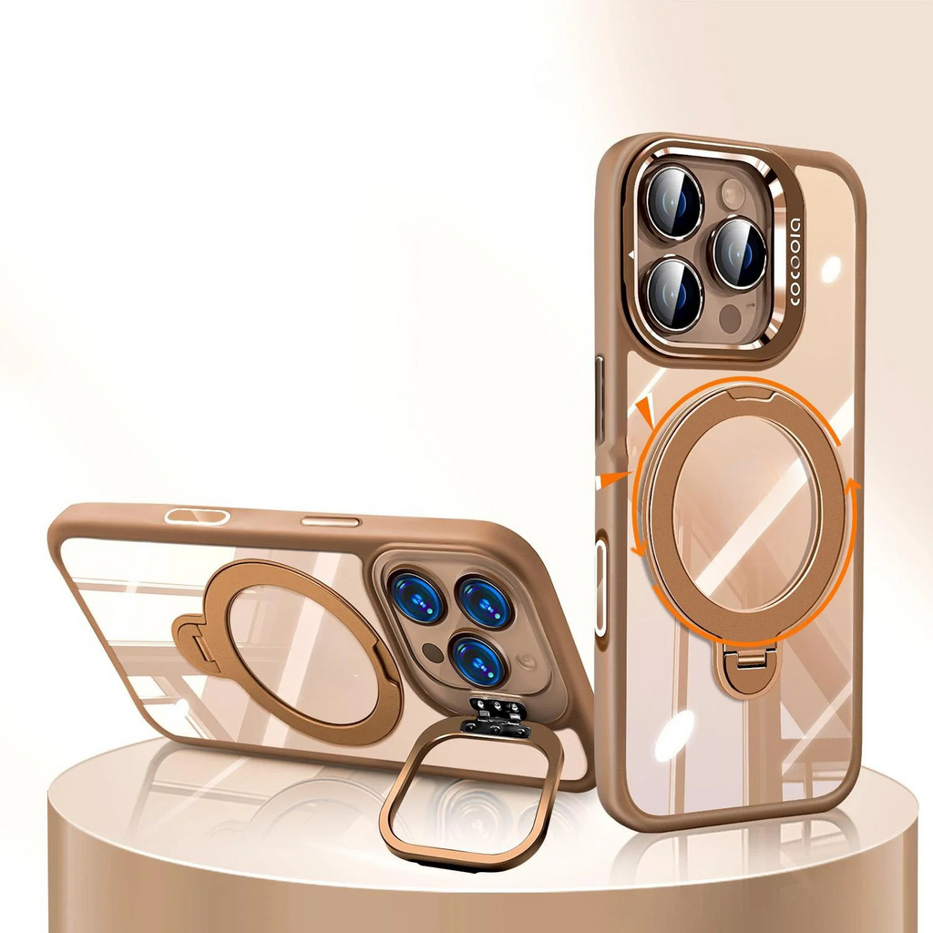 Metal Lens Holder Case Cover for iPhone