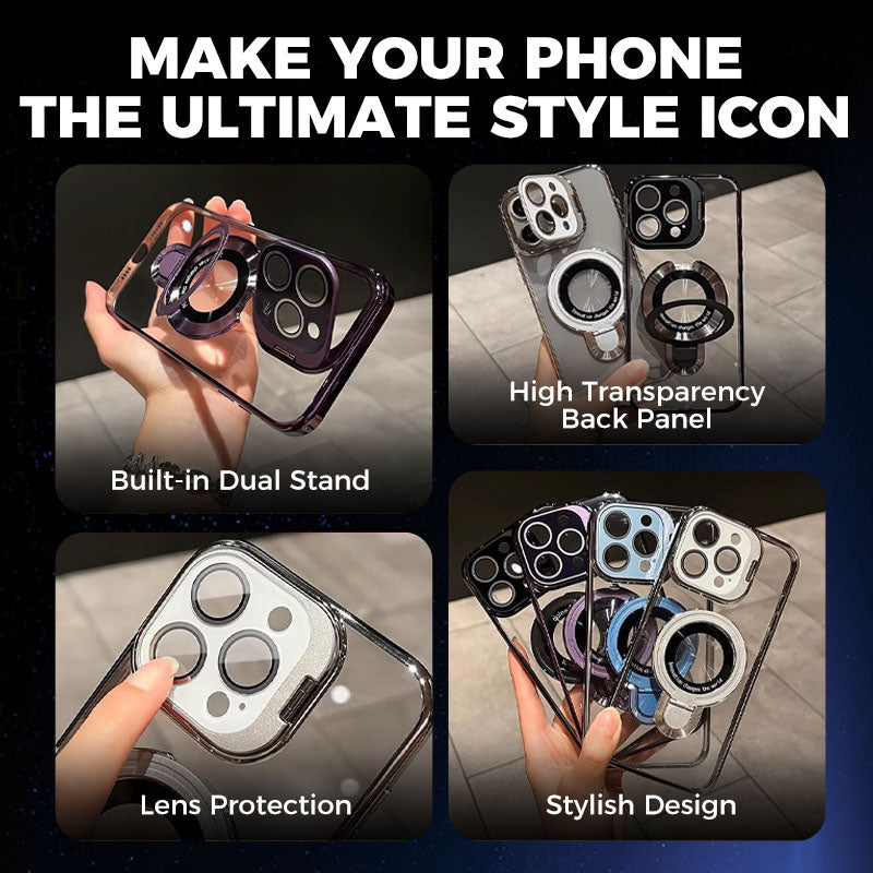 Double Stand Case Cover for iPhone - Buy 2: FREE SHIPPING🛫 & 40% OFF 2nd🔥