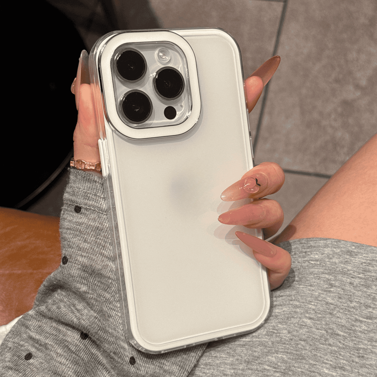 Monochrome Solid Color Case Cover for iPhone