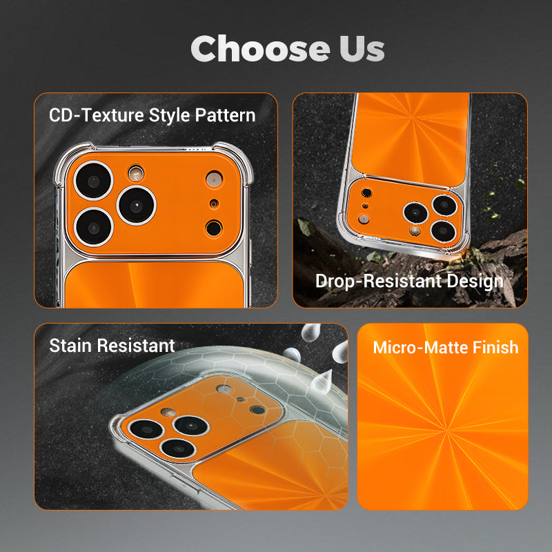 Quad-corner Drop-proof CD-texture Case for iPhone - Second item: 40% OFF for a Limited Time🔥