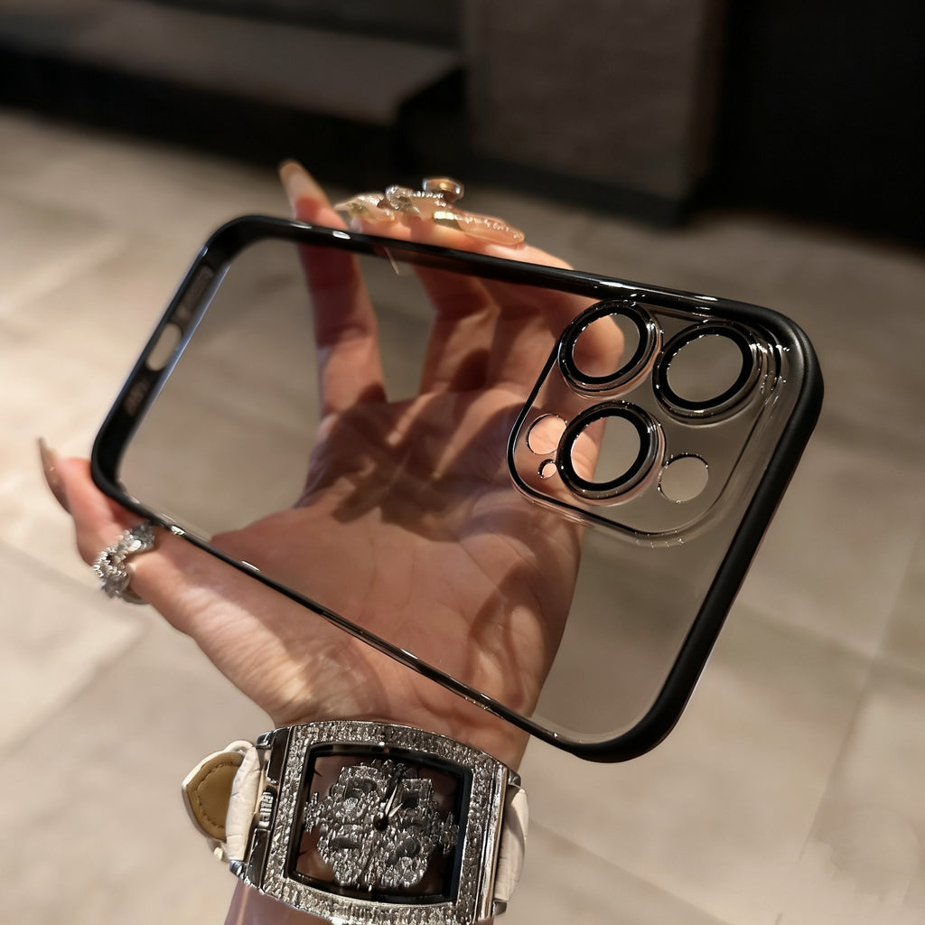 Translucent PC Anti-oxidation Case Cover for iPhone