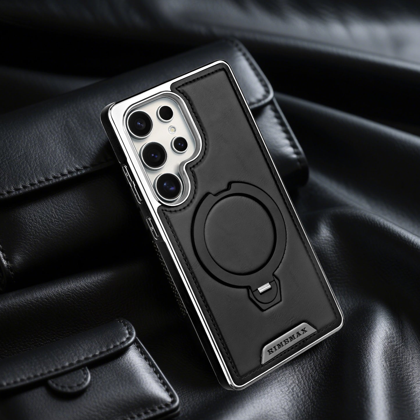 Strong Metal Magnetic Suction Bracket Case Cover for Samsung S Series