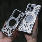 External Alloy Skeleton Case Cover for iPhone