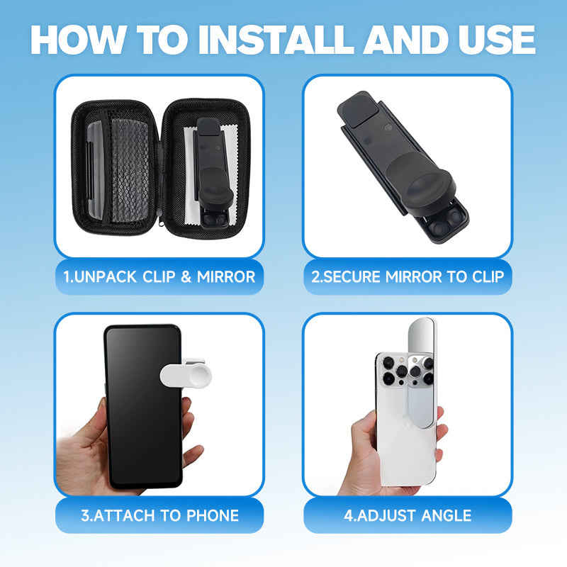 Mirror Reflection Clip  - Capture Stunning Reflections Instantly