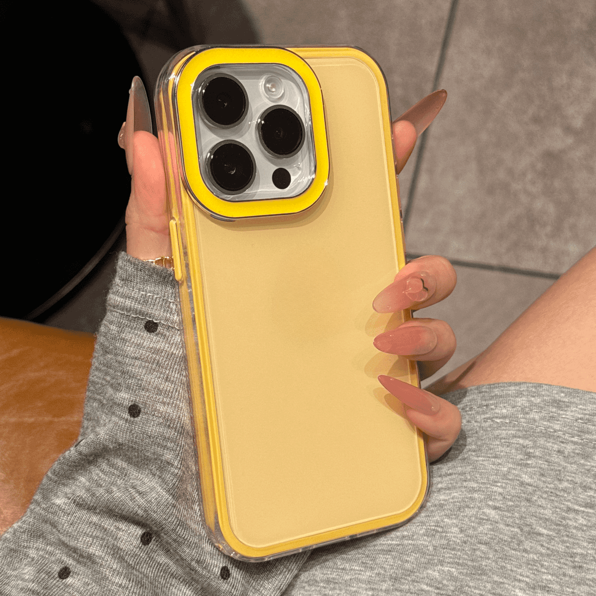 Monochrome Solid Color Case Cover for iPhone