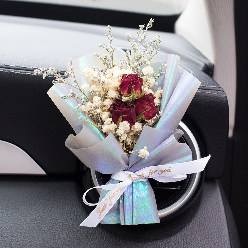 Forever in Bloom - Mini Vent Flower Bouquet Car Decor