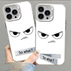"SO WHAT" Case Cover for iPhone