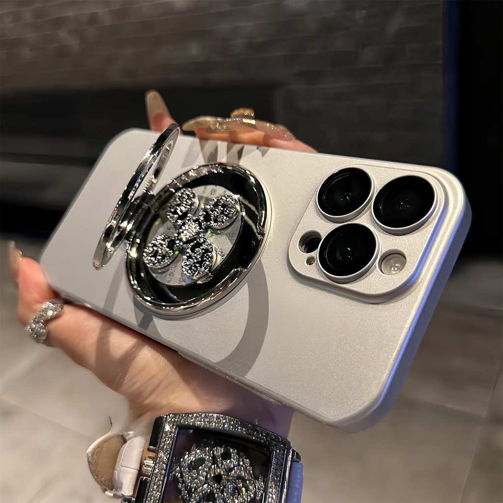 Lucky Wheel Folding Stand Case Cover for iPhone