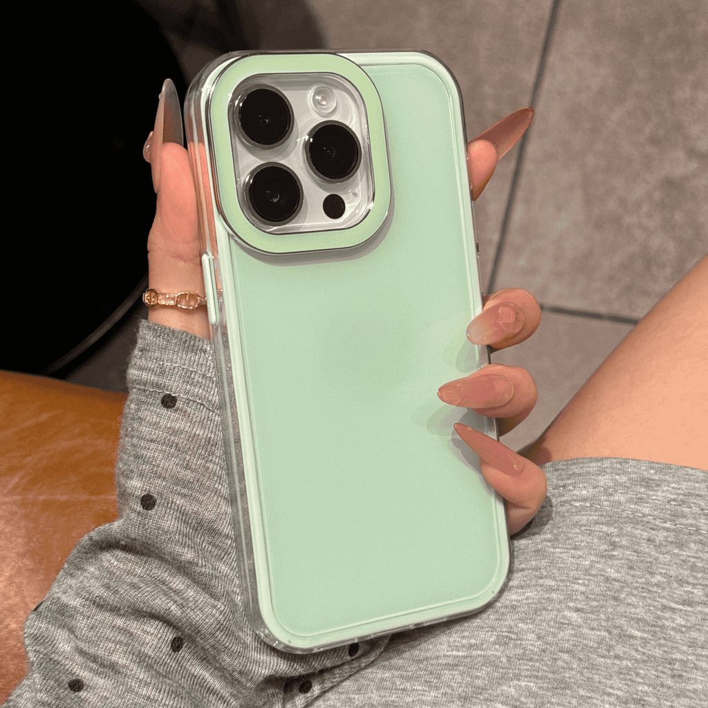 Monochrome Solid Color Case Cover for iPhone