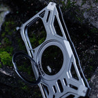 External Alloy Skeleton Case Cover for iPhone