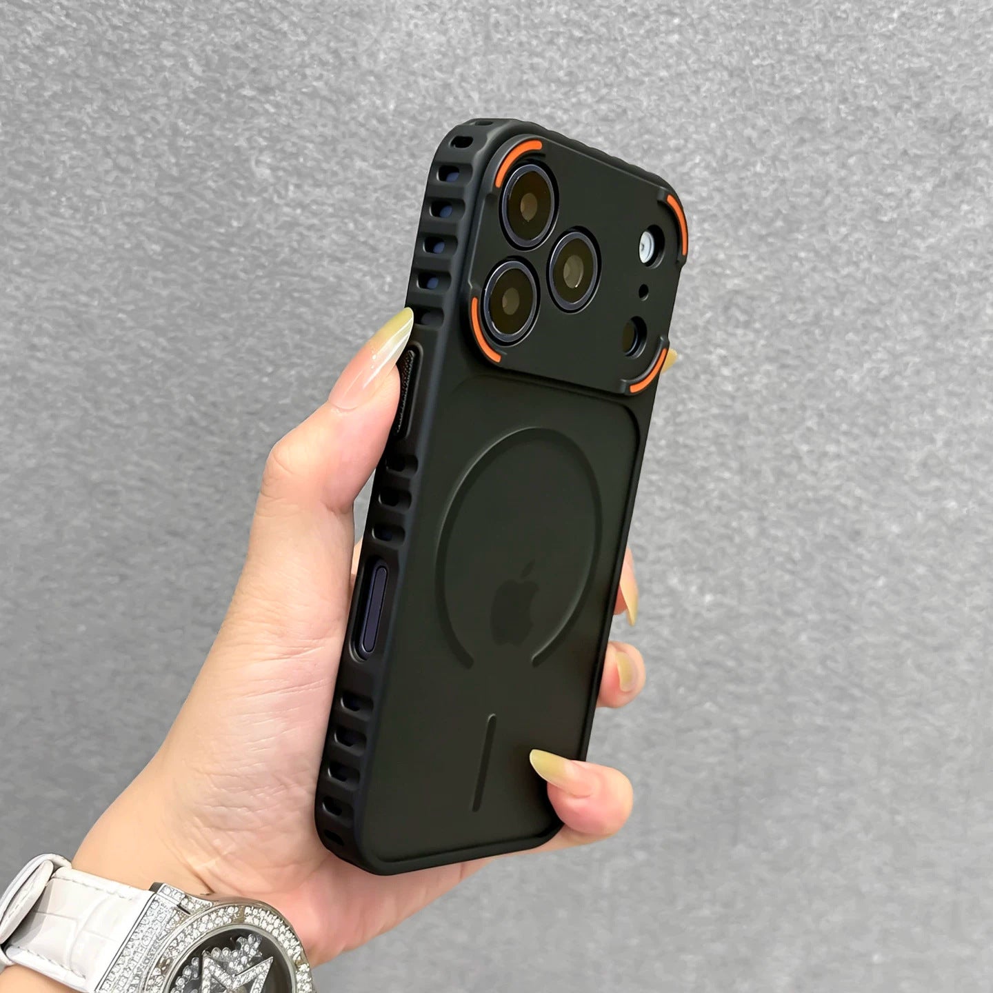 Magnetic Compatible Ventilated Case Cover for iPhone