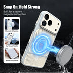 Breathable Honeycomb Vent MagSafe iPhone Case