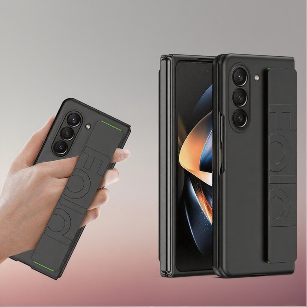 With Strap Would Case Cover for Samsung Fold Series