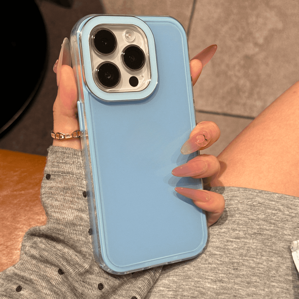 Monochrome Solid Color Case Cover for iPhone