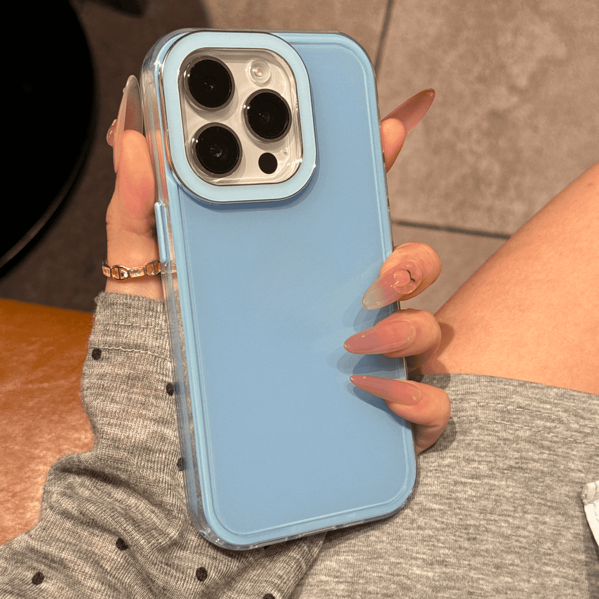 Monochrome Solid Color Case Cover for iPhone