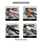 Aluminum Alloy Dinosaur Charm Paired with a Hand-woven Bracelet-🔥Second Item at 40% OFF