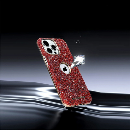 Luxury Sparkling Diamond Hollowed Out Case Cover for iPhone