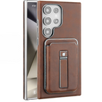 Leather Magnetic Card Case Holder Case Cover for Samsung S Series