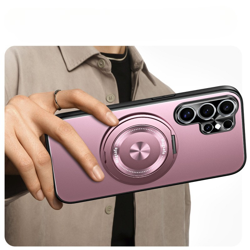 Folding Bracket Metal Lens Protection Frame Case Cover for Samsung S Series