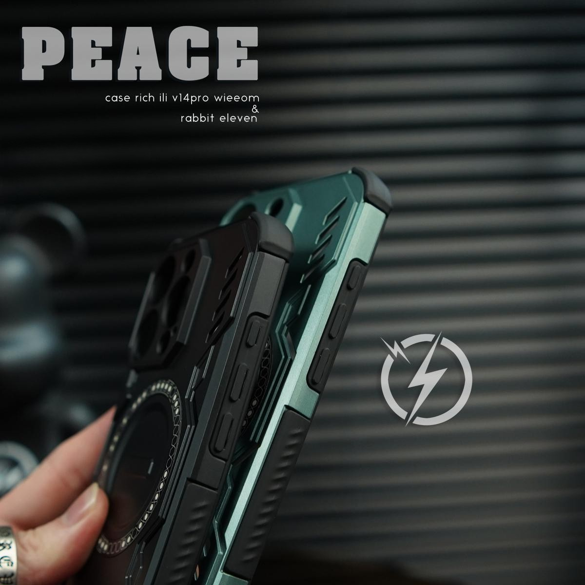 Mech Protective Magnetic Case Cover for iPhone