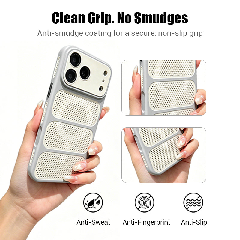 Breathable Honeycomb Vent MagSafe iPhone Case