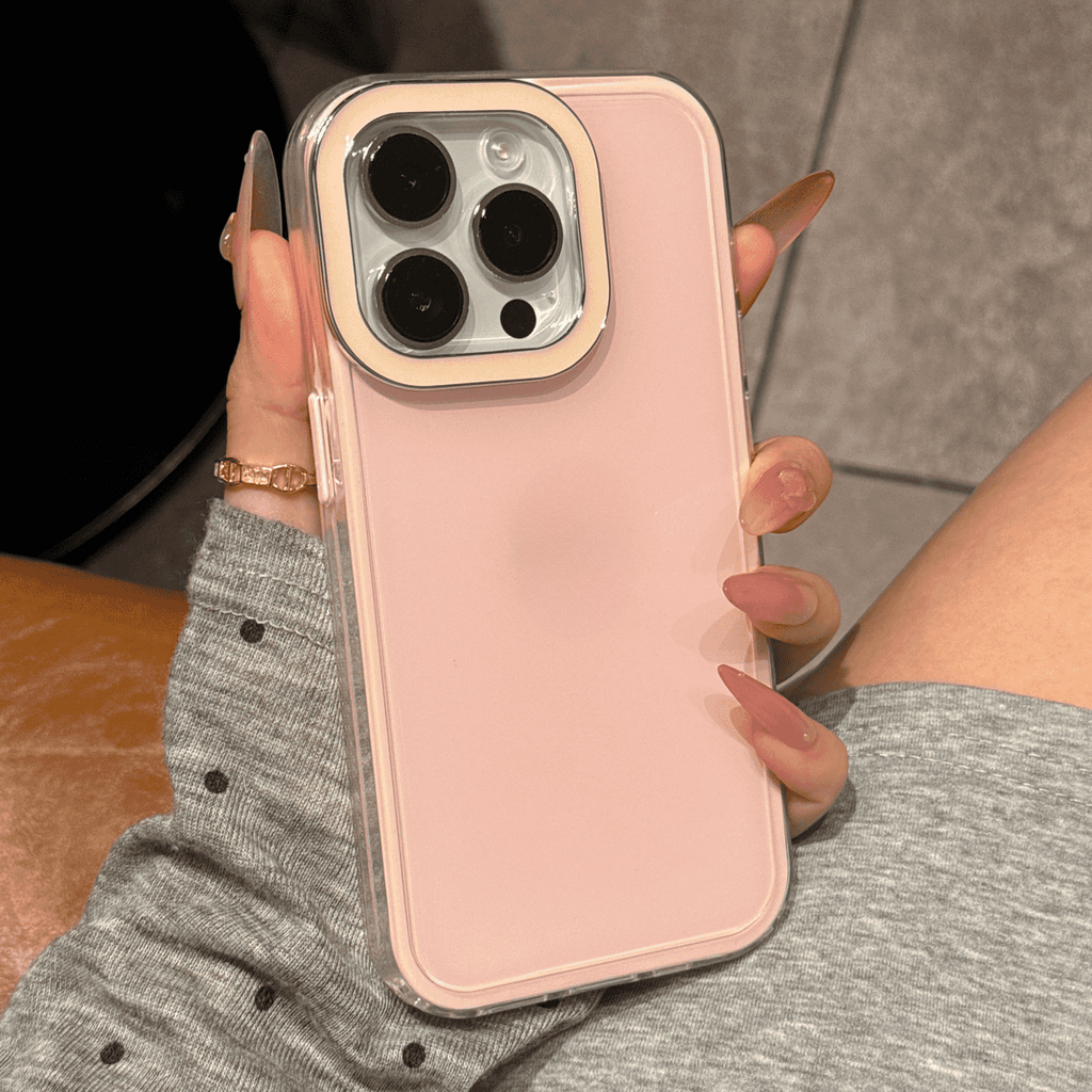 Monochrome Solid Color Case Cover for iPhone