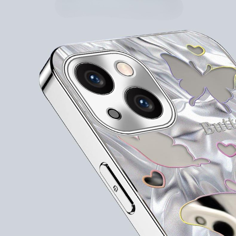 Mirror Butterfly Case Cover for iPhone