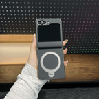 Carbon Fiber Hinge Protective Case Cover for Samsung Flip Serie