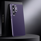 Hidden Magnetic Ring Luxury Leather Case Cover for Samsung S Series