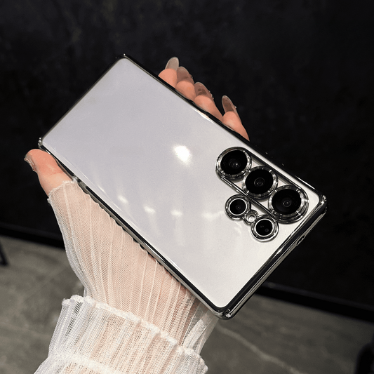 Transparent Full Cover Lens Protective Case Cover for Samsung S Series