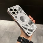 Carbon Fiber Honeycomb Heat Dissipation Magnetic Case Cover for iPhone