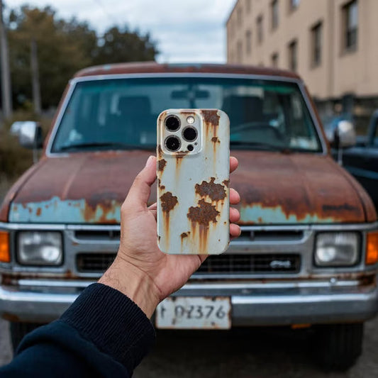 🔥2025 NEW ARRIVAL 🔩Vintage Rust Hard Case For iPhone - Buy 2: FREE SHIPPING🛫 & 40% OFF 2nd🔥