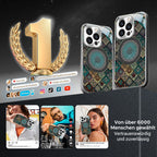 Colorful Blue Lotus Flower Totem Case Kit for iPhone - Get a FREE Exquisite Diamond Bracelet!🔥